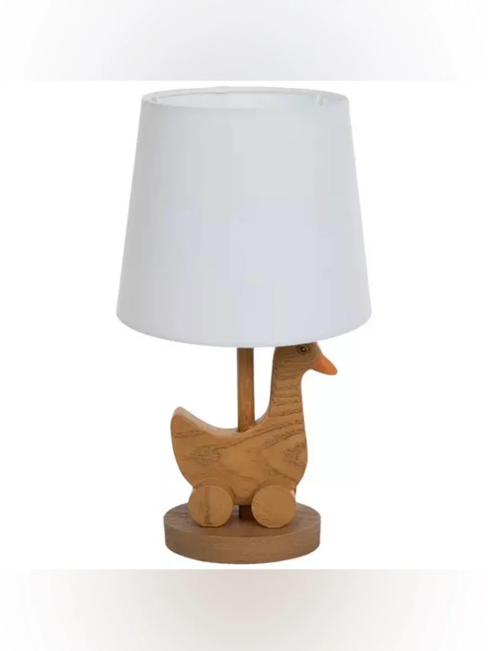Wood Look Duck Accent Lamp